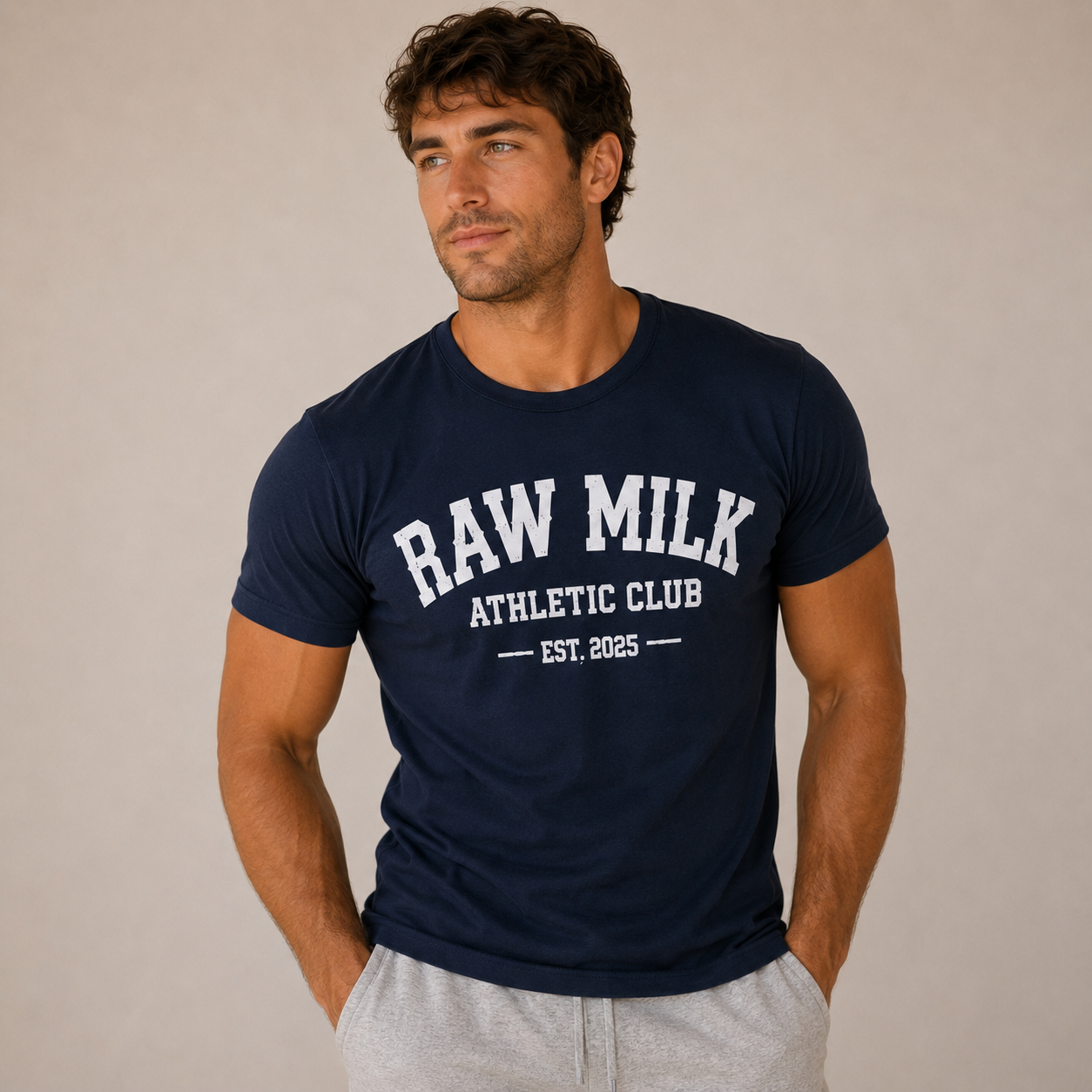 Raw Milk Athletic Club Men's T-Shirt