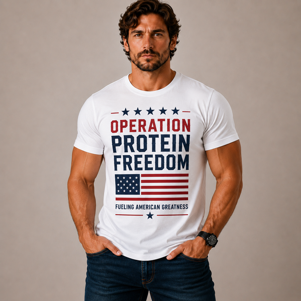 Operation Protein Freedom Men's Patriotic T-Shirt