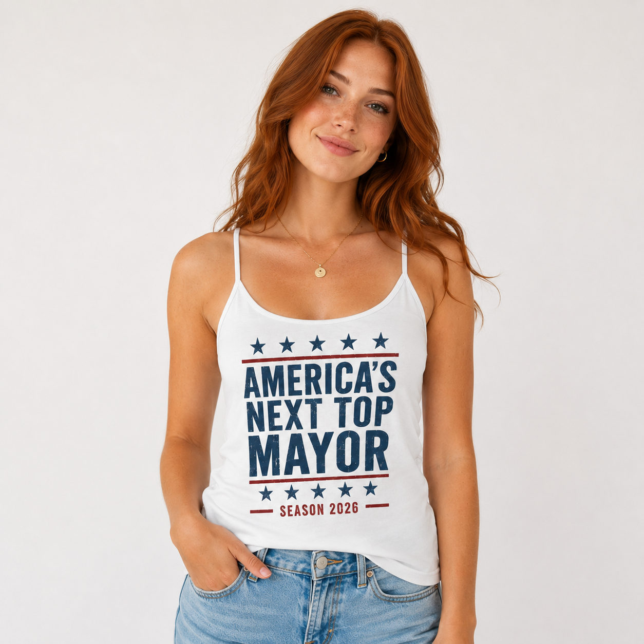 America's Next Top Mayor Women’s Micro-rib Tank Top