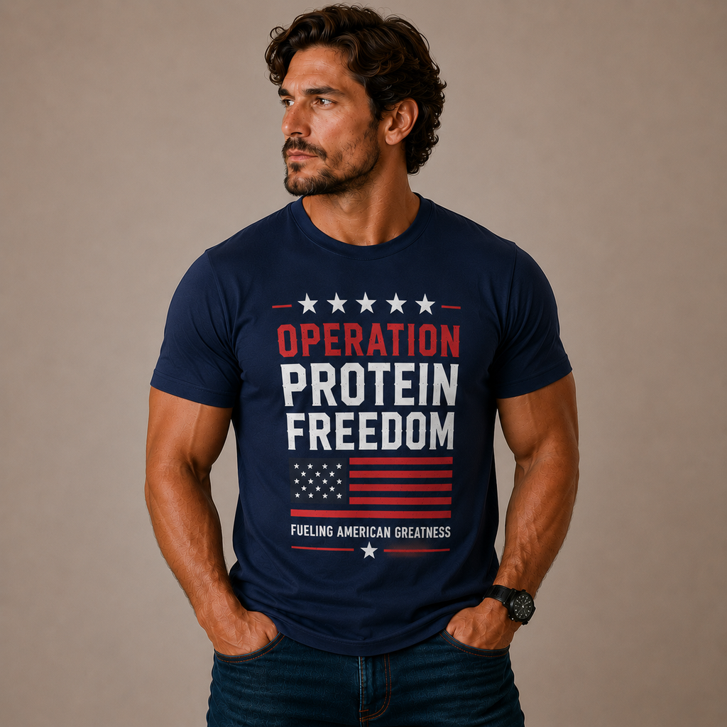 Operation Protein Freedom Men's Patriotic T-Shirt
